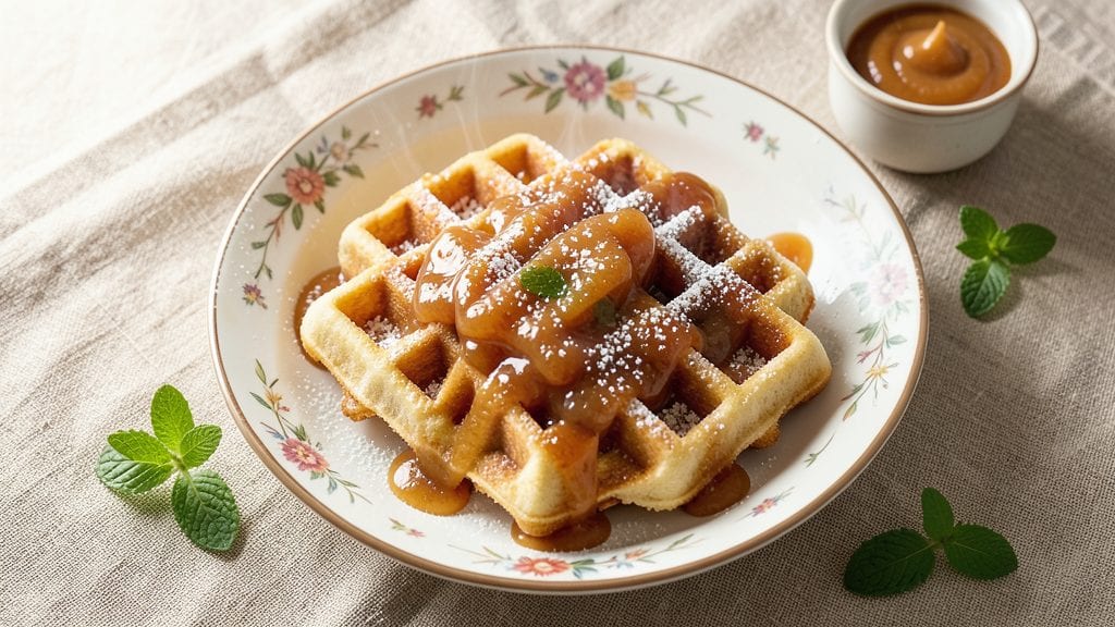 Apple Sauce Waffle Recipe: Warm Spice and Buttery Crunch Combo