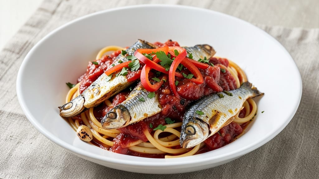 Canned Sardines in Tomato Sauce Pasta Recipe: Mediterranean Umami in One-Pot Magic