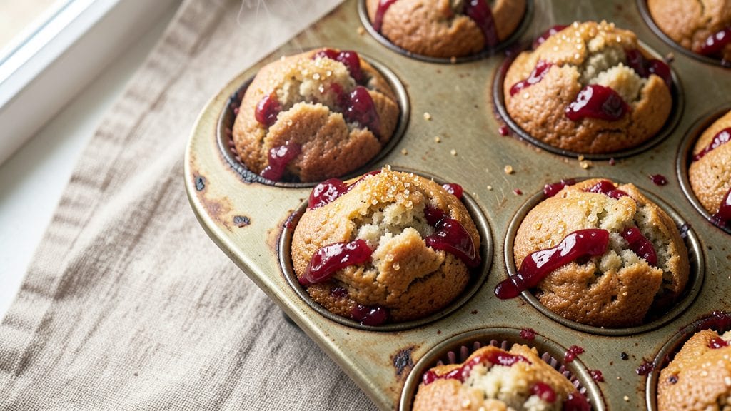 Cranberry Sauce Muffins Recipe: Tart-Sweet Bites With Hidden Fruit Pockets