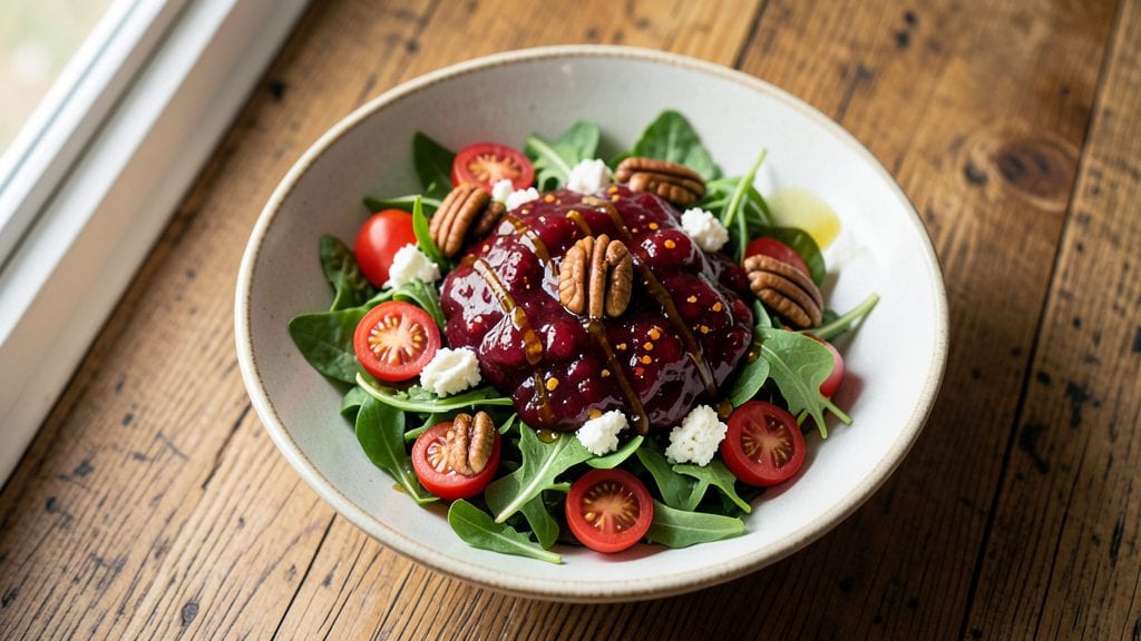 Cranberry Sauce Salad Recipe: Bright Holiday Crunch in Every Bite