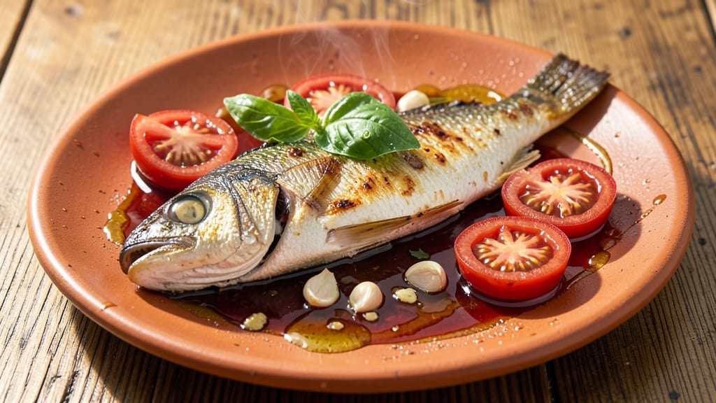 Fish with Tomato Sauce Recipe: White Wine and Basil Brightness in 30 Minutes