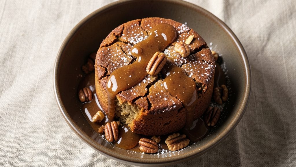 Gingerbread Cake With Sauce Recipe: Warm Spice and Molten Caramel Layers
