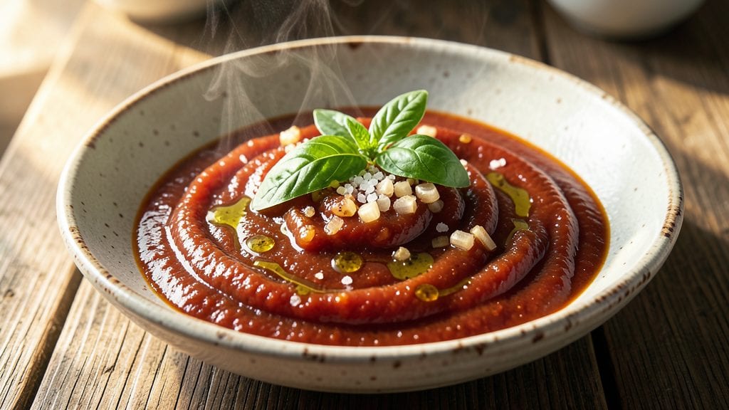 Grandma's Old-Fashioned Tomato Sauce Recipe: Pantry Staples Simmered to Homemade Richness