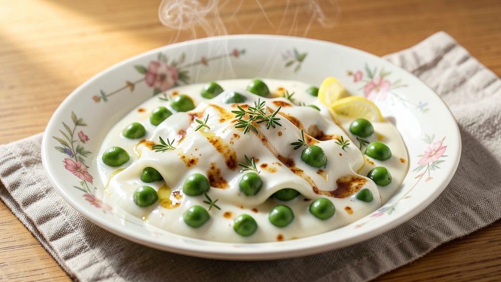 Peas in White Sauce Recipe: Buttery Creamy Classic in 20 Minutes